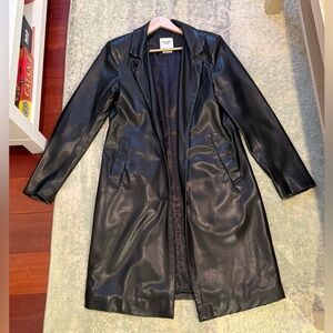 Abercrombie & Fitch Black Leather Jacket
